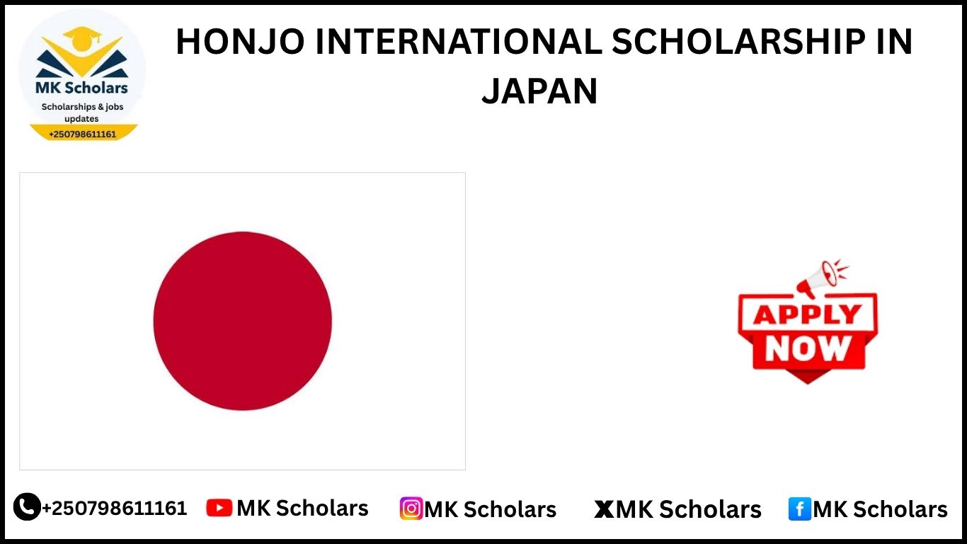 HONJO INTERNATIONAL SCHOLARSHIP IN JAPAN 2027
